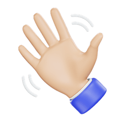 Waving hand